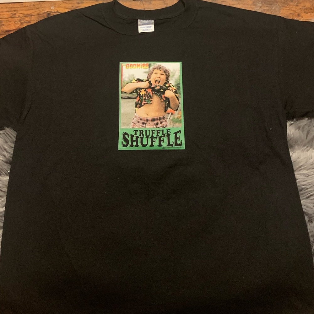 The Goonies Movie Truffle Shuffle Black T-Shirt